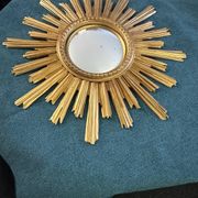 Miroir soleil œil de sorcière vintage années 1960