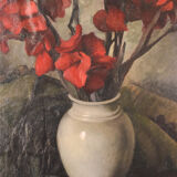 Luis Mutané - Still Life with Gladioli