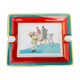 Hermès ashtray hunting scene pattern