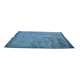 Turqouise Vintage Handmade Hemp Rug sku 3001