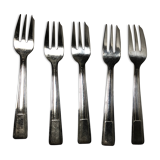 Lot de 5 fourchettes à gâteaux