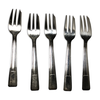 Lot of 5 cake forks