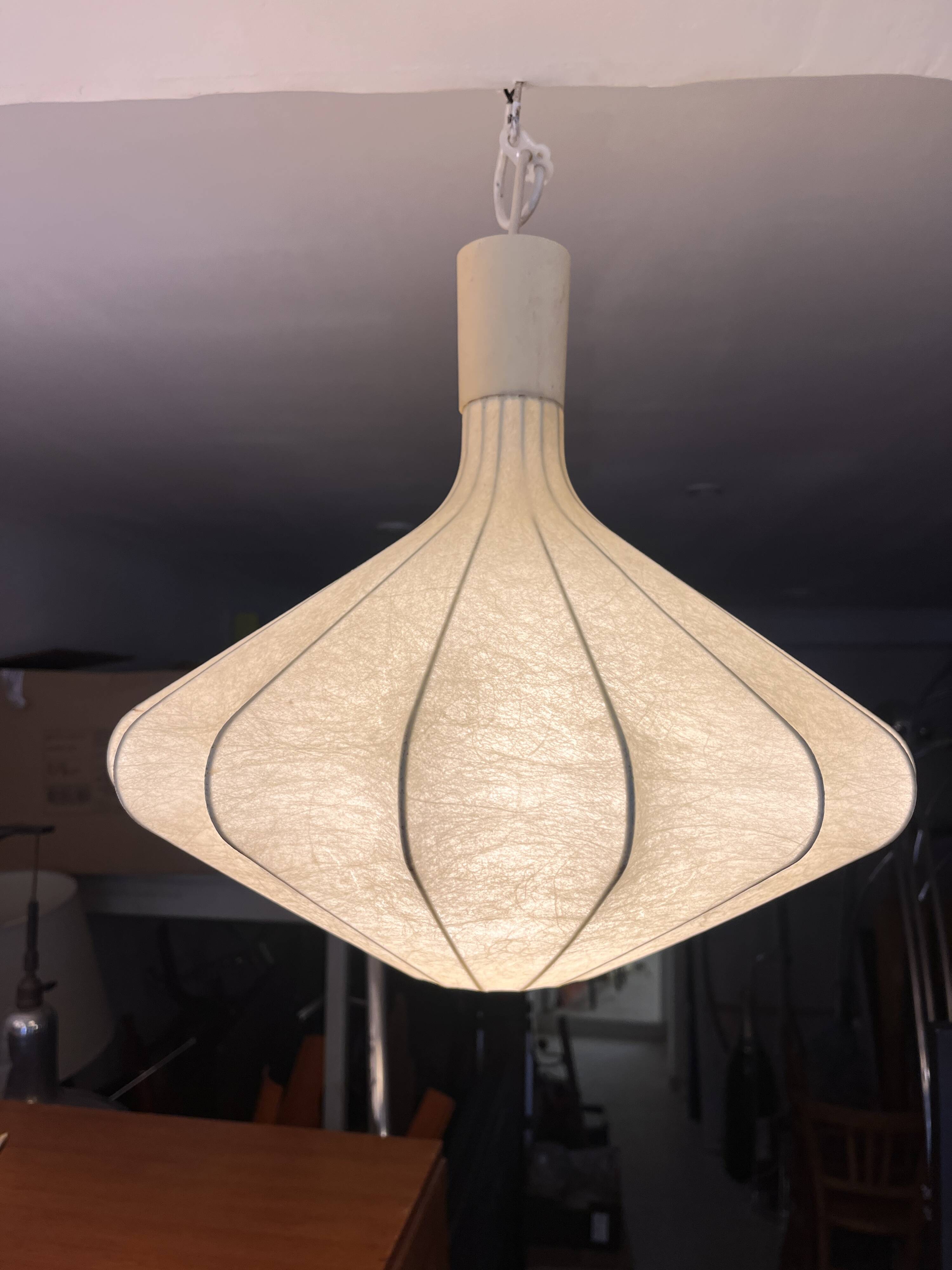 Lustre cocoon design from the 1960s by Friedel Wauer.