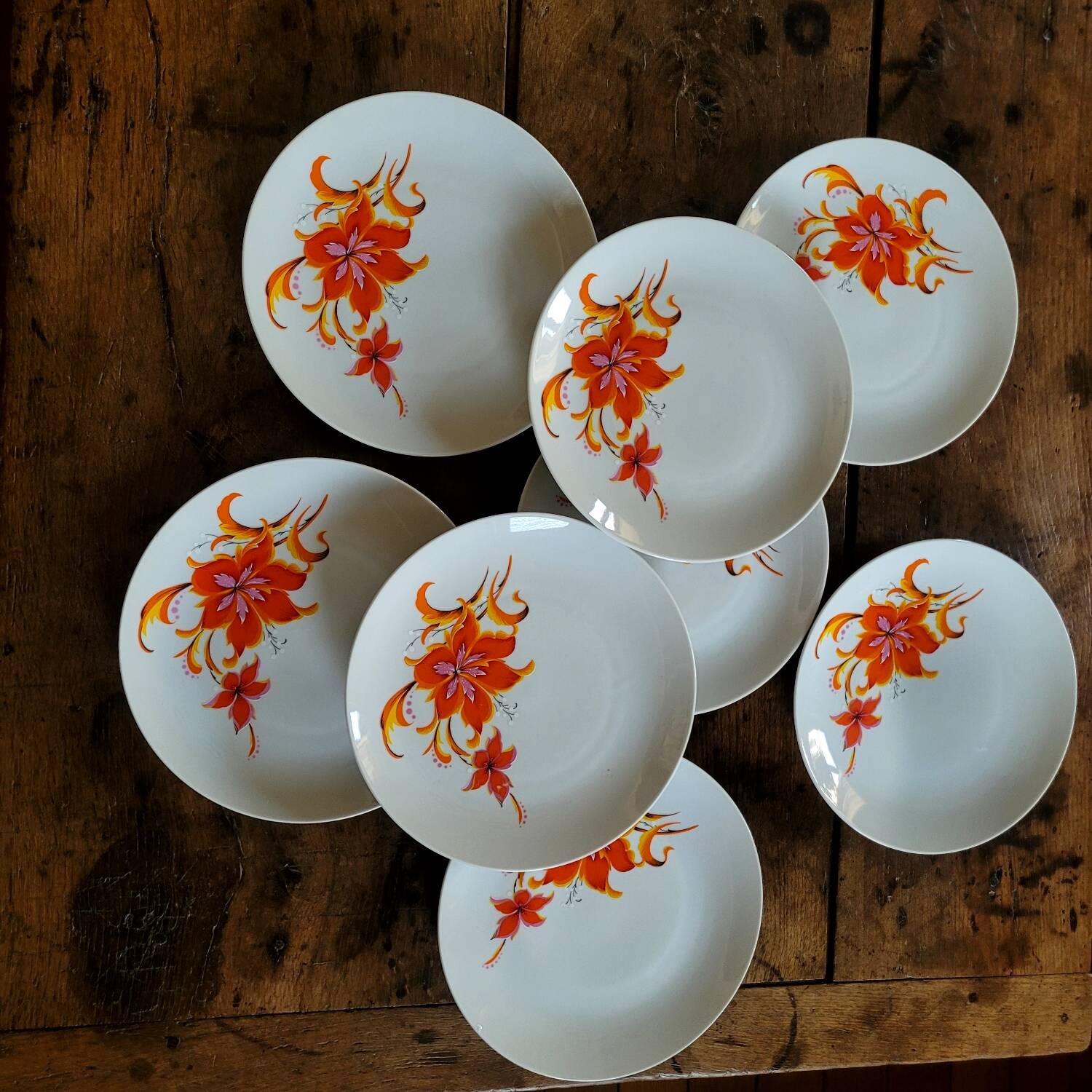 70s dinner plates