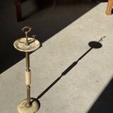 Marble and brass standing ashtray H74 D17