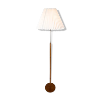 Lampadaire en teck et laiton de design danois des années 1960