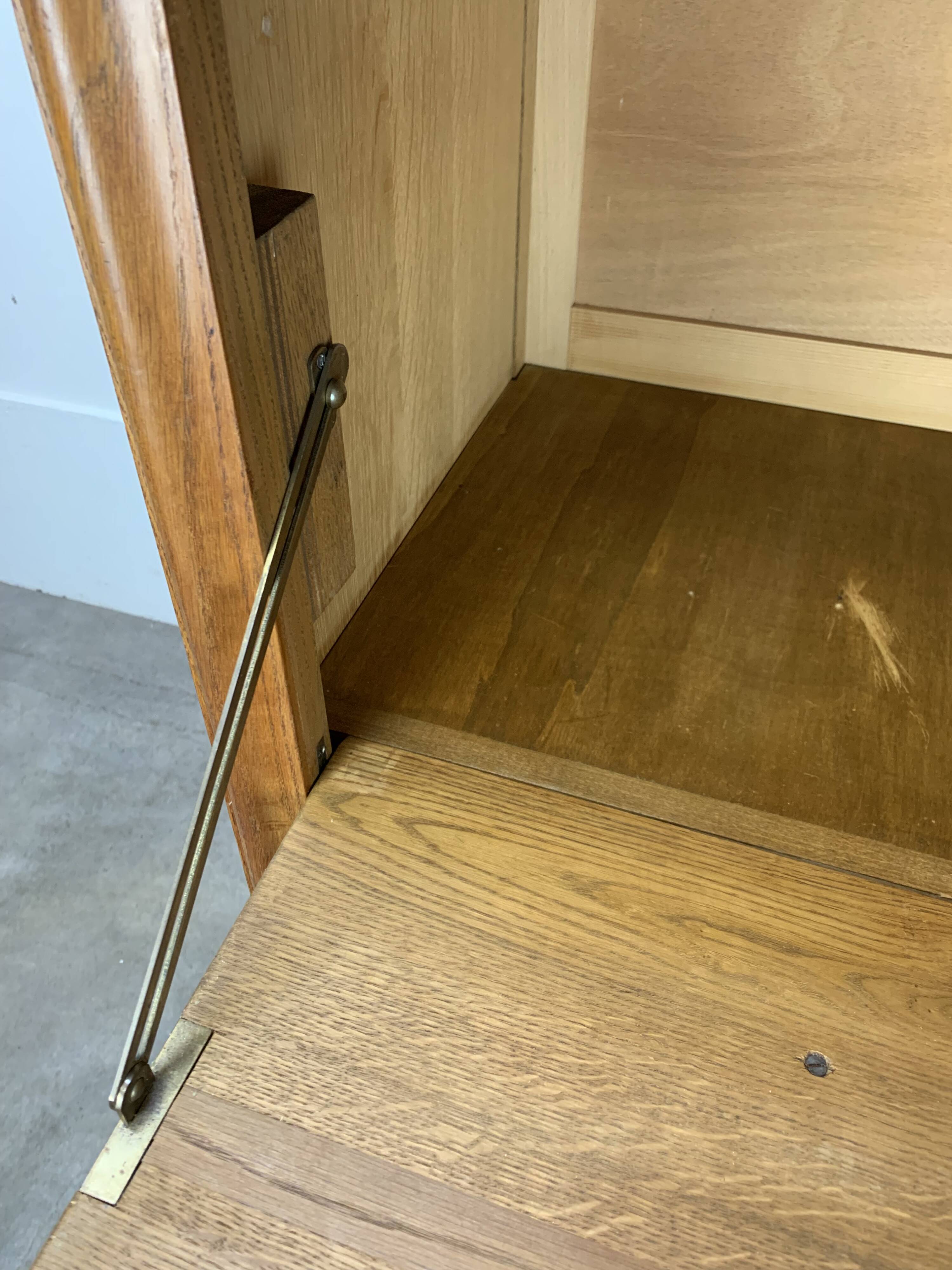 Vintage oak chest of drawers from the 50s