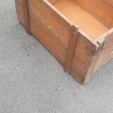 Large wooden transport crate