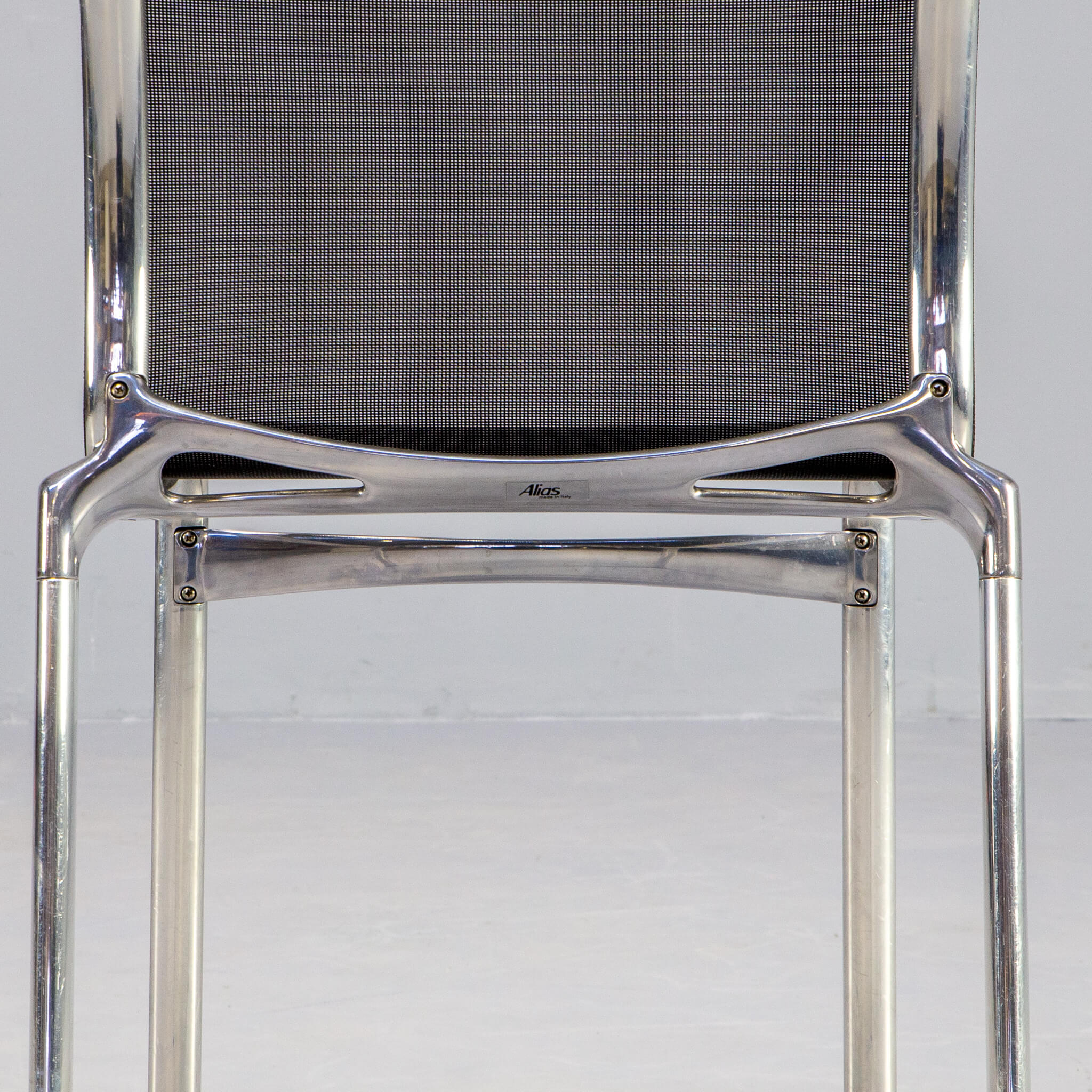 Alberto Meda model ‘416 High Frame’dining chair for Alias set/4
