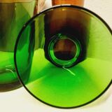 Set 6 green Vereco glasses