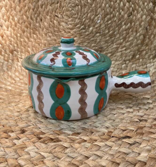 Caquelon signed A. Fazio, Vallauris