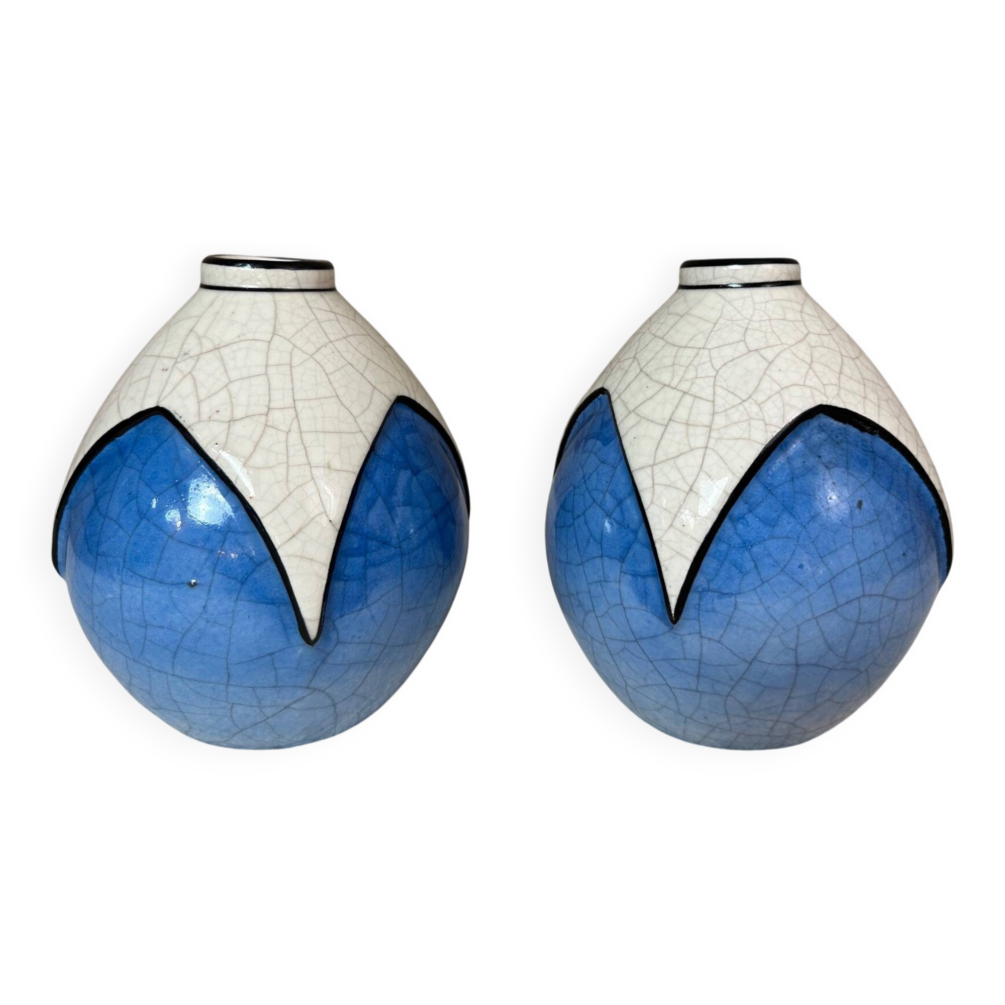 Pair of Art Deco vases