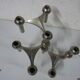 Lot of 4 chrome Nagel candlesticks