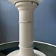 White Space Age table lamp Woja Holland with opal glass shade
