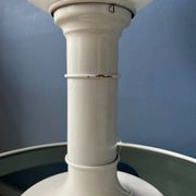 White Space Age table lamp Woja Holland with opal glass shade