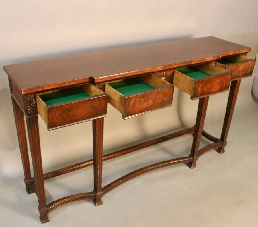 English Mahogany Console Victorian Period