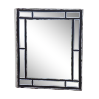 Beautiful modern rectangular mirror with beading