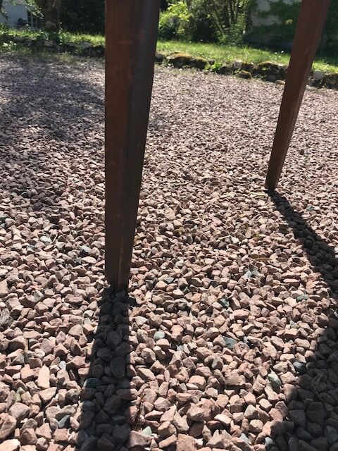 Old farm table with drawer 4 pers