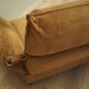 Brown velvet sofa, Italian design, 1970s, manufacturer: Dall'Oca