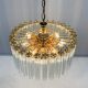 Mid-century modern chandelier by Gaetano Sciolari, 1970s