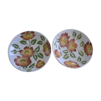 Set of 2 plates Moulin des loups model Ontario