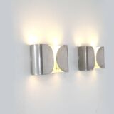 Wall sconces "Flogio" by Tobia & Afra Scarpa for Flos, Italy 1960s.