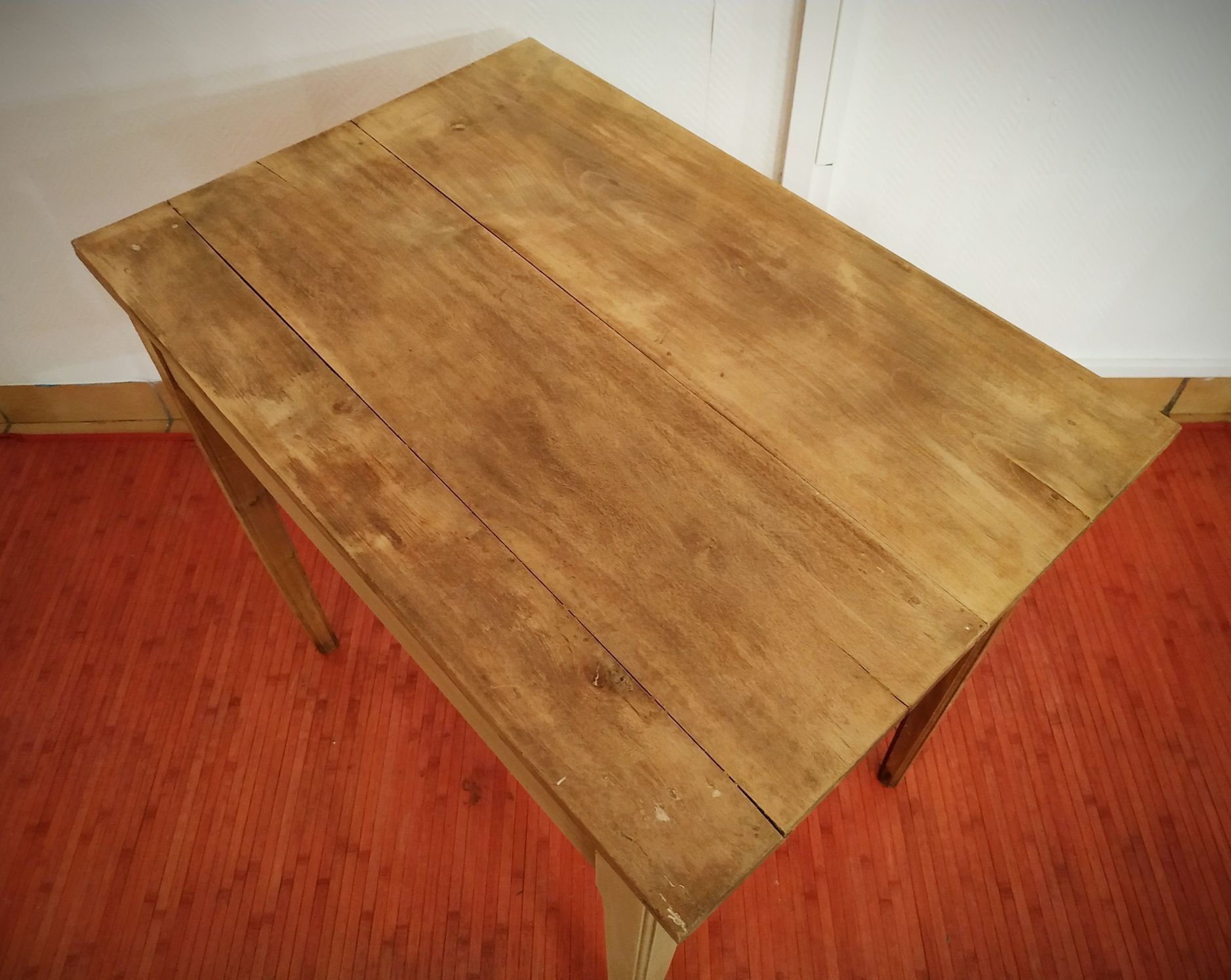 Old wooden table 83 cm