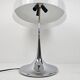 Lampe à poser champignon en métal chromé, Italie 1970