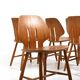 Fdb møbler dining room set consisting of 6 chairs by ejvind a.