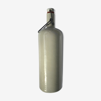 Old airtight white sandstone bottle