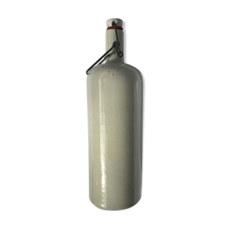 Old airtight white sandstone bottle