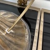 Pair of golden lamp legs - Alberto Dona - Murano - 70s