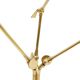 Mid-Century Modern Italian Floor Lamp, made of Brass with Colored Tulips, 1950