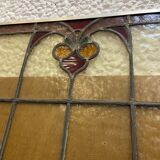 Art Nouveau stained glass window