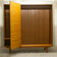 Danish Scandinavian wardrobe signed Sven Ellekaer 1960 3 doors 2 drawers with mounting plan
