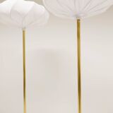 Modern Scandinavian floor lamps in brass "ENCO", Sweden, 1970s