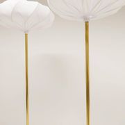 Modern Scandinavian floor lamps in brass "ENCO", Sweden, 1970s