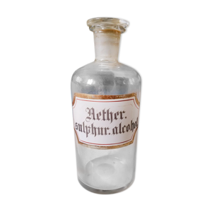 flacon ancien apothicaire