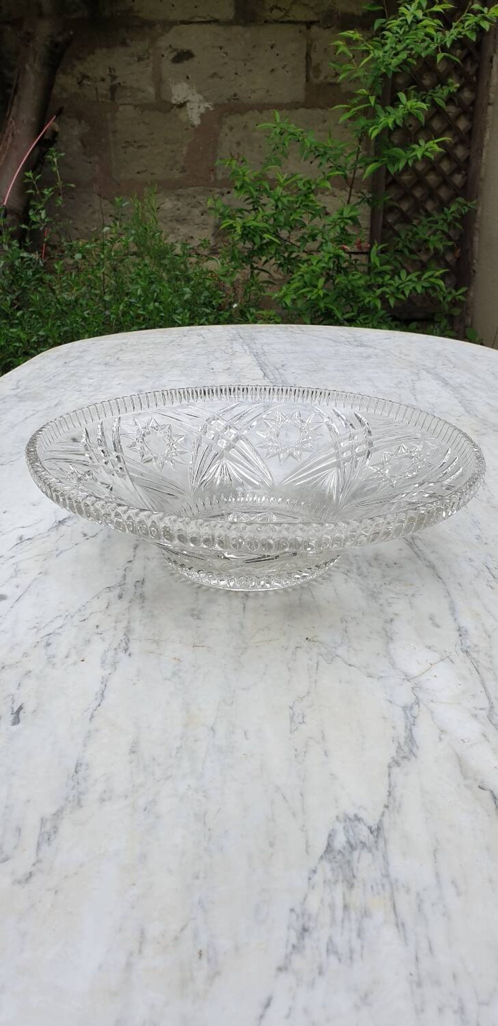 Coupe saladier en cristal 29cm