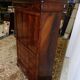 Secretaire louis philippe en acajou plateau marbre du xix ème siecle