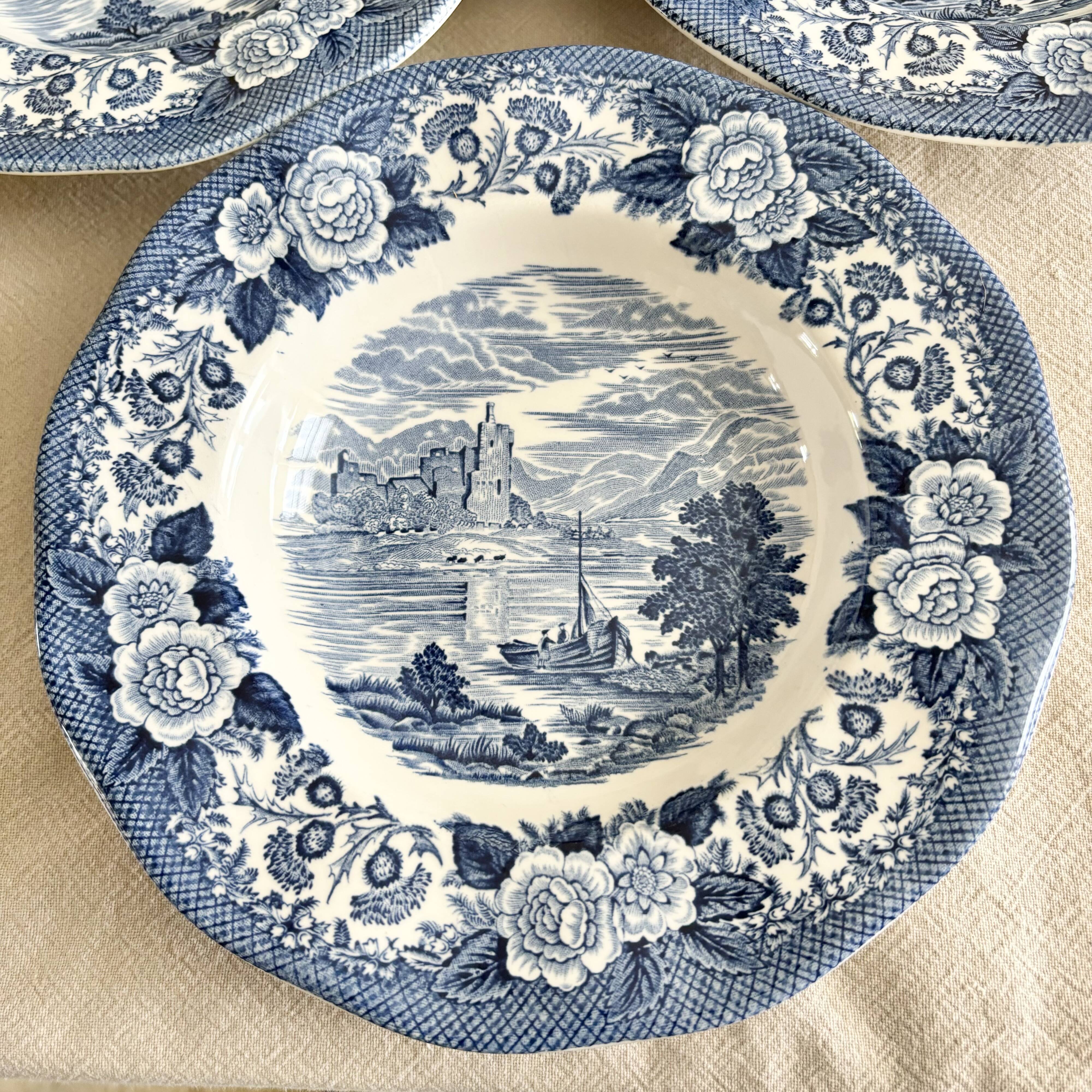 English soup plates
