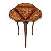 Petite Table à Volets en Acajou, époque Napoléon III – 2ème partie XIXe