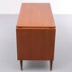 Danish teak drop leaf writing desk by arne vodder, 1960s