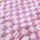 Tapis à damier rose - 292 x 217 cm