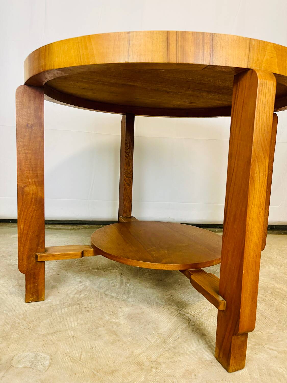 Art Deco round side table
