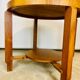 Art Deco round side table