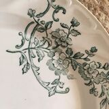 Set 7 flat plates and assorted flat faincerie Fénal Fréres "Capri" pexonne
