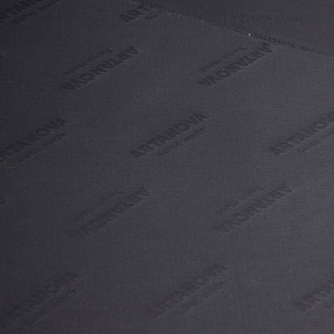 Artanova — “Medea” Modular Corner Sofa (2 Modules) — Black Leather — 1990s