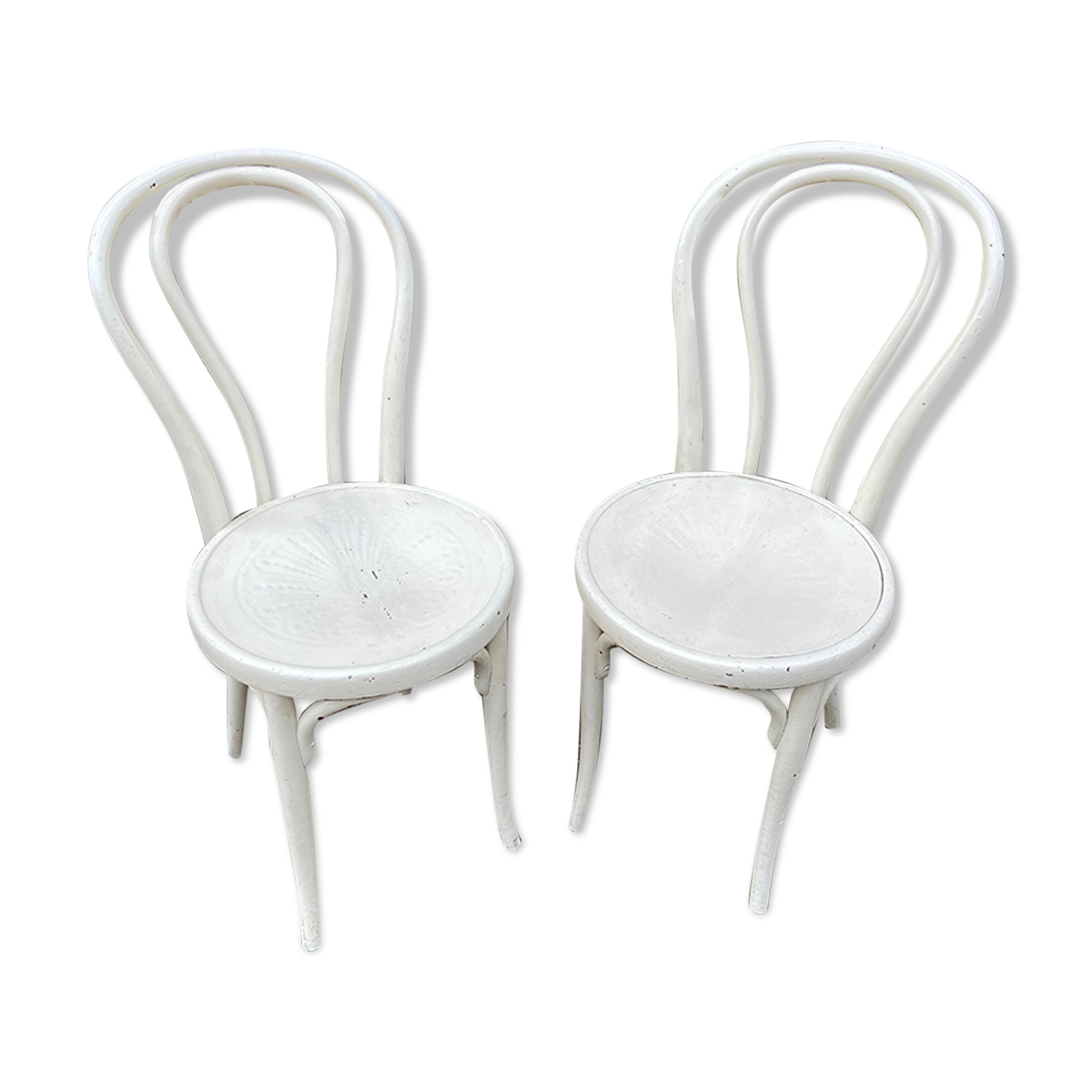 Pair of Viennese chair JJ Kohn 1900 parisian café bistro