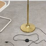 Mid-Century Arched Floor Lamp in Brass